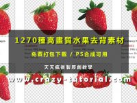 【水果素材】1270套水果圖片下載，PNG水果圖案都已經去背好了