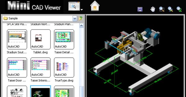 【DWG查看】Mini CAD Viewer  DWG檔開啟軟體，AUTOCAD看圖專用