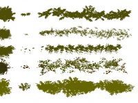 【樹葉筆刷】5款專業版Photoshop樹葉筆刷，森林樹叢筆刷推薦款