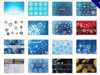 【雪花筆刷】90套專業版PHOTOSHOP雪花筆刷下載