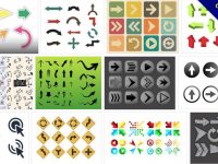 【箭頭圖案】120套 Illustrato 可愛AI箭頭圖案素材下載