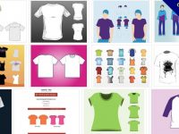 【T shirt AI檔】73套 Illustrator T-shirt版型AI檔下載，T恤模板推薦
