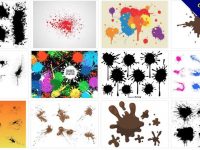【噴濺素材】82套 Illustrator‎ 噴墨素材下載，噴漆素材首選