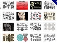 【刺青筆刷】40套專業版PHOTOSHOP 刺青筆刷下載