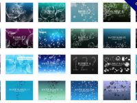 【泡泡筆刷】38套專業版PHOTOSHOP 泡泡筆刷免費下載