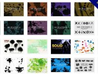 【書法筆刷】40套PHOTOSHOP 中國書法水墨筆刷下載