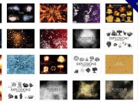 【爆炸筆刷】39套PHOTOSHOP 爆炸筆刷 / 爆炸特效 / 爆破效果