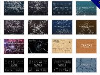 【玻璃筆刷】42套PHOTOSHOP 玻璃效果筆刷免費下載