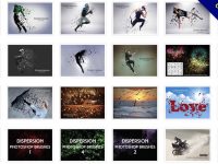 【粒子筆刷】24套專業版PHOTOSHOP 粒子筆刷免費下載