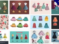 【圓裙版型】36種 illustrator 圓裙版型下載，洋裝版型推薦款