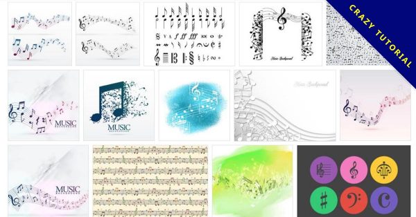【音符圖案】102套 illustrator 音樂符號圖案下載，音樂圖案推薦