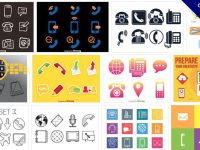 【電話ICON】70套illustrator 手機ICON下載 ，電話圖案推薦款