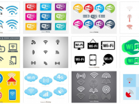 【WIFI符號】70套 illustrator WIFI ICON圖示下載 ，WIFI圖案推薦款