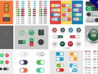 【開關圖示】35套illustrator 按鈕開關圖案下載，開關符號推薦