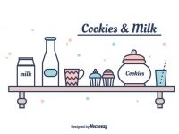 【牛奶圖片】35套 Illustrator 牛奶素材下載，牛奶卡通圖推薦款