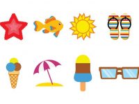 【夏天背景】42套 Illustrator 夏天素材下載，夏天桌布推薦款