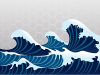 【海浪素材】60套 Illustrator 海浪圖案下載，海浪圖騰推薦款