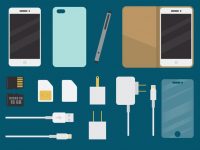 【手機符號】65套 Illustrator 手機圖片下載，手機圖示推薦款