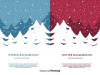 【下雪圖案】40套 Illustrator 下雪素材下載，下雪背景推薦款