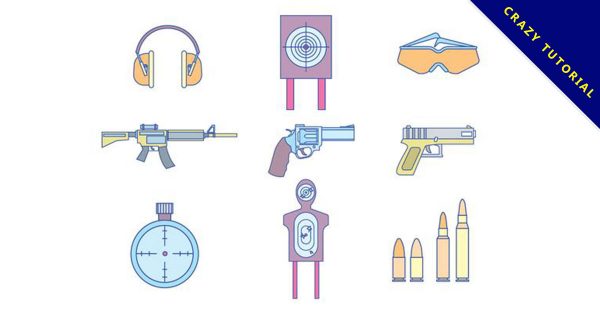 【槍圖片】32套 Illustrator 槍素材下載,槍圖案推薦款 【槍圖片】32套 Illustrator 槍素材下載,槍圖案推薦款
