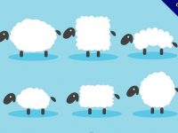 【綿羊圖案】35套 Illustrator 綿羊q版圖下載，羊 圖騰推薦款
