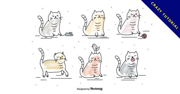 【貓咪q版圖】55套 Illustrator 貓咪圖案下載,貓咪插圖推薦款 【貓咪q版圖】55套 Illustrator 貓咪圖案下載,貓咪插圖推薦款