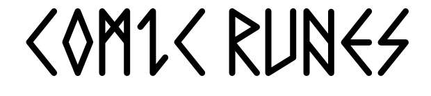 【符文字體】Comic Runes 魔法符文字體下載 【符文字體】Comic Runes 魔法符文字體下載
