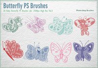 【蝴蝶筆刷】40套專業版PHOTOSHOP蝴蝶筆刷免費下載 【蝴蝶筆刷】40套專業版PHOTOSHOP蝴蝶筆刷免費下載
