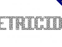 【方塊字型】Tetricide 俄羅斯方塊字型下載，遊戲主題專用