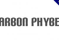 【卡夢字體】Carbon Phyber 卡夢質感字體下載