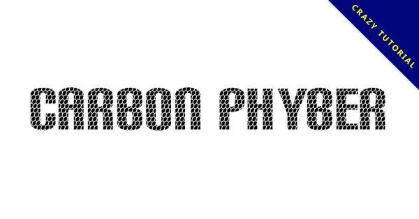 【卡夢字體】Carbon Phyber 卡夢質感字體下載 【卡夢字體】Carbon Phyber 卡夢質感字體下載