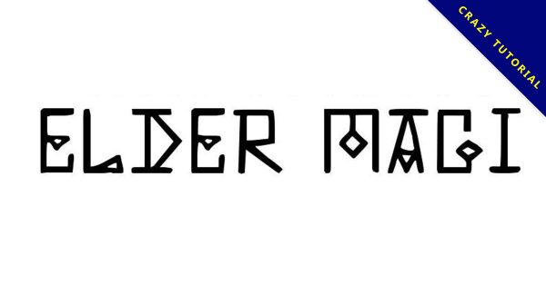 【魔法字體】Elder Magic 古代魔法字體下載 【魔法字體】Elder Magic 古代魔法字體下載