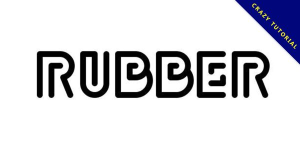 【線條字體】Rubber 可愛線條字體下載,線條風格字 【線條字體】Rubber 可愛線條字體下載,線條風格字