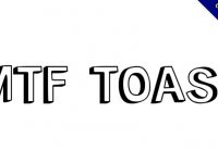 【陰影字體】MTF Toast 英文手繪陰影字體下載