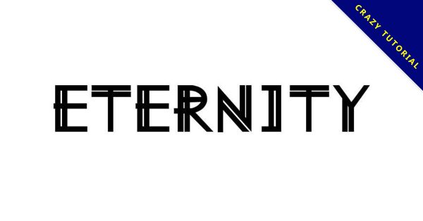 【永恆字體】Eternity Now 象徵永恆字體下載，和平象徵字體