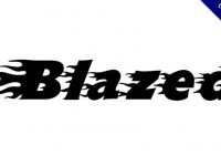 【燃燒字體】Blazed 火焰燃燒字體下載，燃燒出你的幻想