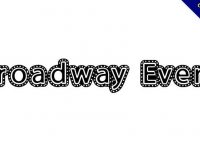 【燈珠字體】Broadway Event 百老匯燈珠字體下載