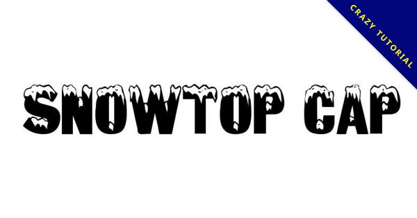 【積雪字體】Snowtop Caps 聖誕節積雪字體下載 【積雪字體】Snowtop Caps 聖誕節積雪字體下載