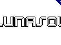 【線條字體】Lunasol Aurora 質感英文線條字體下載