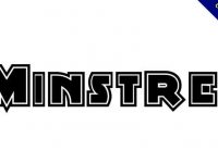 【海報字體】minstrel poster 英文海報字體下載