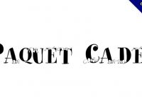 【蝴蝶結字體】Paquet Cadeaux 可愛蝴蝶結字型下載