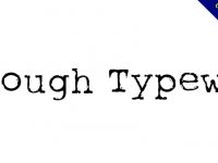 【電報字體】Rough Typewriter 老舊電報字體下載