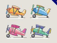 【飛機卡通圖】精選37款飛機卡通圖下載，飛機圖案免費推薦款