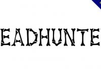 【骨頭字體】 Headhunter 人類骨頭字體下載