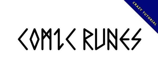 【符文字體】Comic Runes 魔法符文字體下載 【符文字體】Comic Runes 魔法符文字體下載