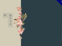 濃情藕斷中國風PPT模板下載，見證美的一刻