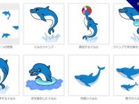 【海豚卡通】精選16款海豚卡通下載，海豚q版免費推薦款