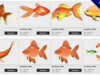 【金魚PNG】精選103款金魚PNG圖案素材免費下載，完全免去背的金魚點陣圖