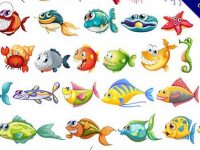【魚插畫】31個可愛的魚插畫下載，精美插圖推薦