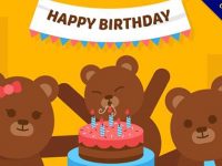 【生日快樂貼圖】28張LINE能用的生日快樂貼圖下載